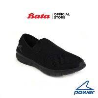 Bata POWER-MENS รองเท้ากีฬา สำหรับเดิน WALKING แบบสวม สีดำ รหัส 8186017 Mensneaker