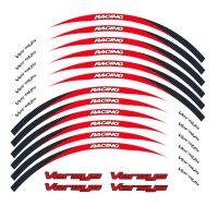 Motorcycle tire decals Wheels Thick Edge Outer Rim Sticker Stripe Wheel Decals for Kawasaki Versys 650 1000 X300 X400