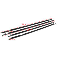 หน้าต่างรถ Weatherstrips Molding Seal Belt Weather Strip สำหรับ Honda Civic 2006 2007 2008 2009 2010 2011 4ชิ้นเซ็ต Rain Waterproof