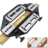 Wood Door Hinge Jig Hole Opener Positioning Slotter Hinge Lock Drill Guide Plate Spanner Bottom Cutter Woodworking Jig Holder