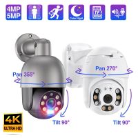 Techage 5MP POE PTZ IP Camera Human Detection Color Night Vision Two-way Audio Security CCTV Camera Video Surveillance P2P Onvif Household Security Sy