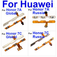 Power Voulme Flex Cable สำหรับ Huawei Honor 7A 7A Pro 7C 7C Pro 7X7 S 7i ปริมาณบนปิดปุ่มด้านข้าง Flex Ribbon Cable-hdfssaa