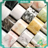 OKDEALS Home Decor Waterproof Skirting Line Vinyl Decals Marble Baseboard Waist Line Wallpaper Wall Border Stickers