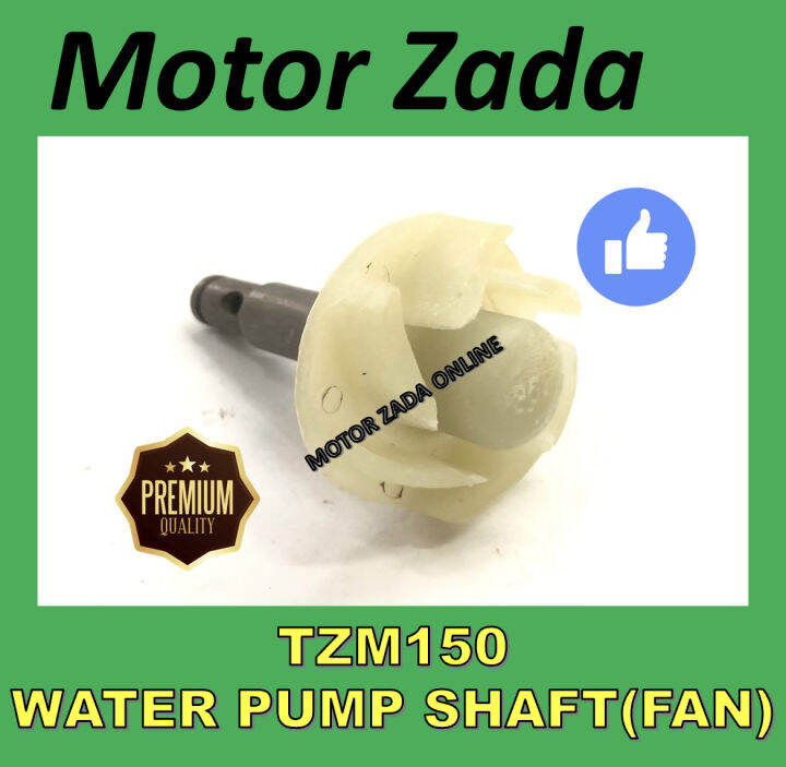 YAMAHA TZM WATER PUMP SHAFT TZM 150 WATER PUMP FAN TZM150 WATER PUMP