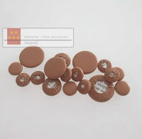 2ชุด = 34ชิ้น Deluxe Brown Color Leather Clarinet Pads Woodwind Instrument Repair Parts