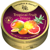 Cavendish &amp; Harvey Tropical Fruit Drops น้ำหนัก 200 กรัม Exp.04/02/25