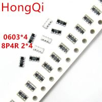 100Pcs 0603x4 8P4R 2x4P SMD Network Resistor Array 0ohm 1 10 100 ohm 1K 10K 100K 1M 101 102 103 104 105