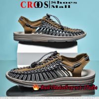 CROOS 2023 ☛จัดส่ง2-3วัน☚ KEENรองเท้าคู่ รองเท้าแตะผู้ชายสายรัดส้นรองเท้าแตะสไตล์เชือกถักรองเท้าเดินป่าผู้ชายและผู้หญิง