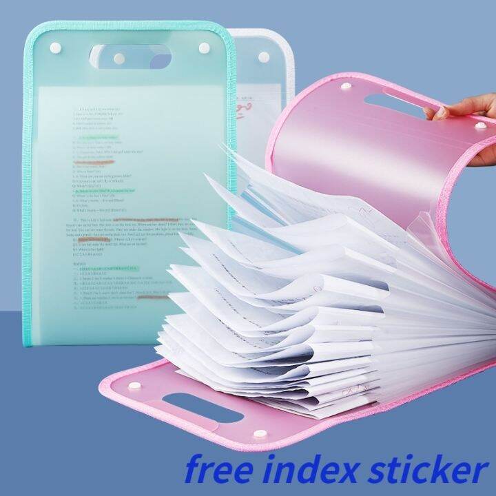 A4 Expanding File Folder Portable Documents Organizers Envelope 13 ...