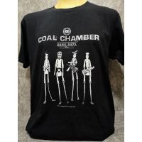เสื้อวงนำเข้า Coal Chamber Dark Days Limp Bizkit Papa Roach Korn Nu Metal Rap Style Vintage T-Shirt