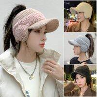 【YD】 Earmuff Hat Knitted Outdoor Riding Ear Protection Warm Mens Womens Windproof