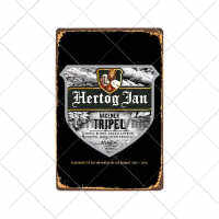 ใหม่ Hertog Jan เบียร์ป้ายดีบุกโลหะโปสเตอร์วินเทจภาพฝาผนังสำหรับผับบาร์อุปกรณ์ตกแต่งบ้าน20X30ซม. 23T 0707