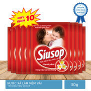 Dây 10 Gói Nước Xả Siusop 20ml Gói - Đỏ