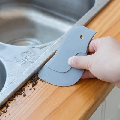 【hot】 Soft Scraper 1Pcs Household Dish Plate Scraping Dirty Stains Cleaning Wiping Board Accessories