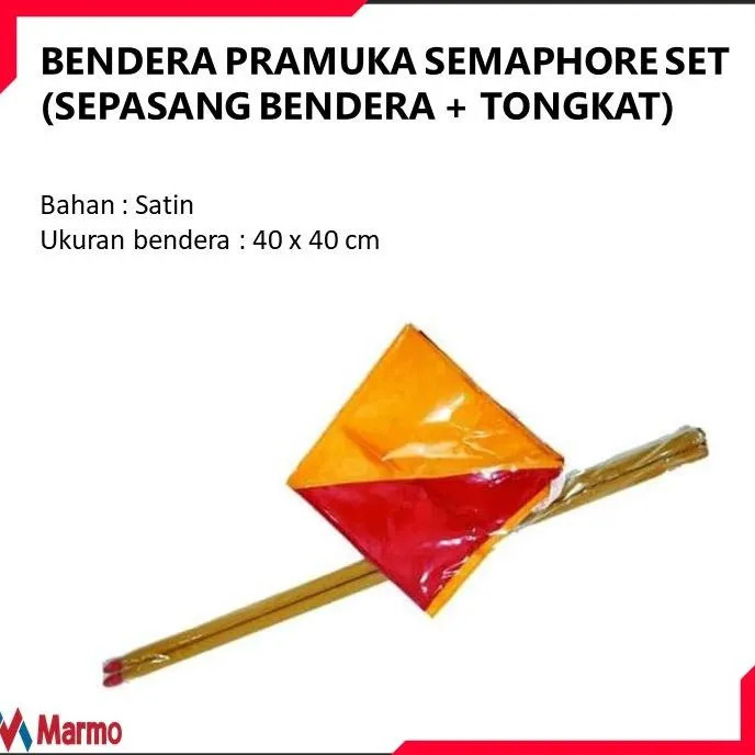 Discount Bendera Pramuka Semaphore Set- Semapur- (Sepasang Bendera ...