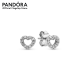 Pandora Heart Stud Earrings เครื่องประดับ ต่างหู ต่างหูเงิน ต่างหูสีเงิน เงิน ต่างหูหัวใจ หัวใจ ต่างหูเพชร เพชร ต่างหูแพนดอร่า แพนดอร่า