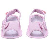 Newborn Toddler Girl Soft Sole Bowknot Sandals Shoes Baby Crib Cloth Prewalkers