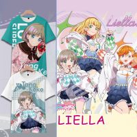 NEW Lovely Superstar Group Star Short Sleeve Liella Tang Cocora Chisadu Product T-shirt Costume Cos