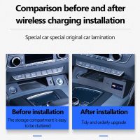 Car Wireless Charger For Audi Q5L SQ5 80A Sportback 2018-2022 Phone Fast Charger Plate Install Car Electronics Accessories 15W