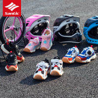 Santic PRO Kids Balance Bike Shoes Anti-slip Breathable Child Cycling Shoes Boys Girls Self- Locking Outdoor Sport Shoes 2 Color