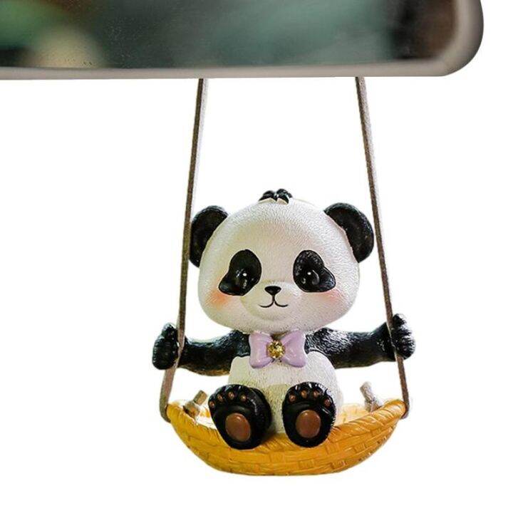 dfthrghd-car-pendant-cute-anime-car-swinging-ornament-birthday-gift-auto-decoration-mirror-hanging-ornaments-interior-gypsum-swing-duck