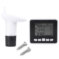 Ultrasonic Water Tank Liquid Level Meter w/Temp Sensor Low battery indicator