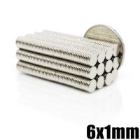 50/100/200/500Pcs 6mm X 1mm Strong Cylinder Rare Earth Magnet 6X1 Neodymium Bulk Sheet N35 Mini Small Round Magnets Disc 6x1mm