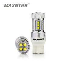 2x High Power 30W 50W 80W CREE Chip T20 7443 W215W Auto LED Bulbs Car Reverse Lights Signal Backup DRL Lights White Red Amber