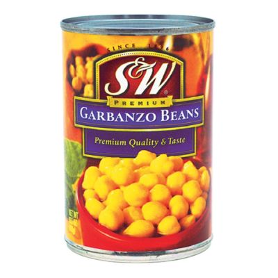 { S&amp;W } Garbanzo Beans Size 439 g.