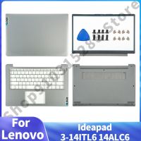 ที่ใส่แล็ปท็อปใหม่สำหรับ Lenovo Ideapad 3-14ITL6 14ALC6 2021ปกหลัง LCD ฝาปิดโน้ตบุคที่วางแขนเปลี่ยนเรือฟรีเคสด้านล่าง