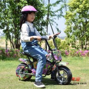 Xe máy điện cao cấp trẻ em 36v-300W Bánh Cao Su Bơm Hơi 6.5icnh