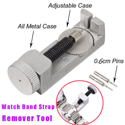 【สต็อค】โลหะปรับสายนาฬิกาสร้อยข้อมือสายรัดลิงค์ PIN Remover ซ่อมเครื่องมือปรับ