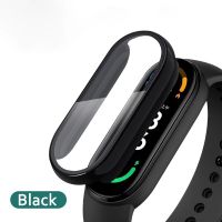 【Stylish】 เคสคลุมทั้งหมดโปร่งใสสำหรับ Mi Band 6 5 4กระจก3แผ่นกรองแสงบน Xiomi Miband 3/4/5/6