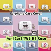 READY STOCK! for iCast TWS H1 Case Cartoon Creative Patterns Pudding dog for iCast TWS H1 Casing Soft Earphone Case Cover