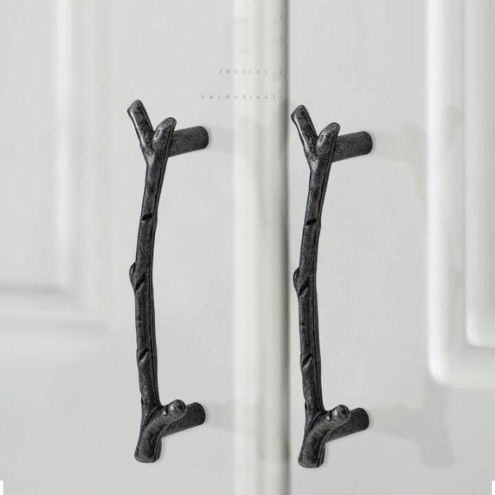 fashion-tree-branch-furniture-handle-kitchen-cabinet-handles-drawer-knobs-black-silver-bronze-door-pulls-hardware-96mm-128mm