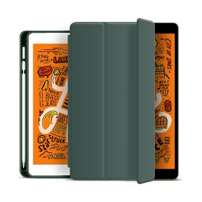 【DT】 hot  Case for New iPad 10.2  Pro 11  9.7 Mini 6  5 10.5 Air 3 Smart Cover with Pencil Holder for iPad 10th 9th 8th 7th 6th Generation