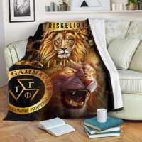 2023 in stock Philippines Blanket - Tau Gamma Phi Lion，Contact the seller to customize the pattern for free