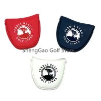 【YF】 1pc Small Tree Pattern Golf Putter Cover PU Leather Mallet Magnetic Closure Head cover