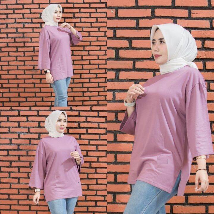 Kaos Wanita Polos Oversize, Harganya Cuma 20 Ribuan! - Featured Image