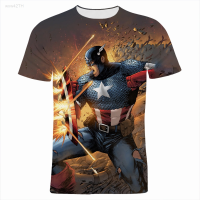 2023 NEW Summer Captain America t Shirts Men Women Casual Short Sleeve Streetwear Tops Tee brand new T-shirt