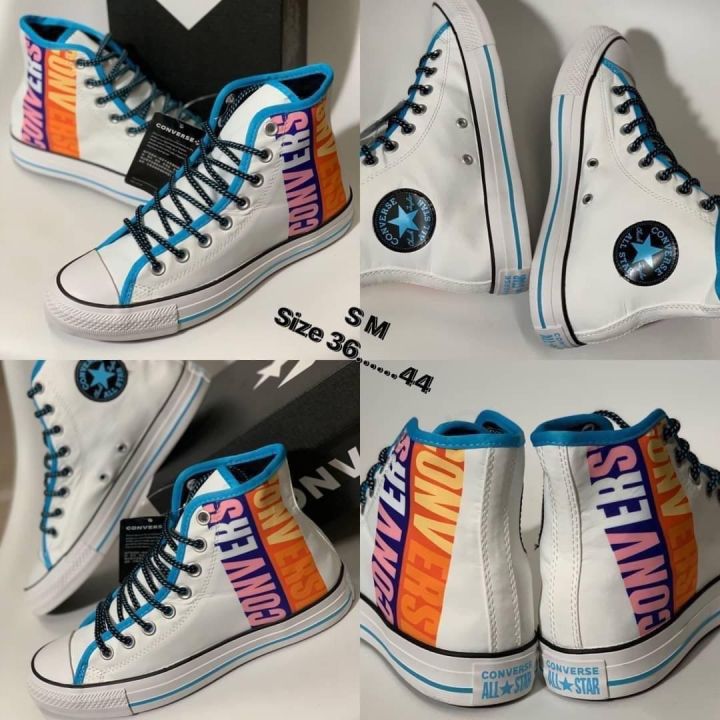 รองเท้าผ้าใบ-converse-หุ้มข้อ-รองเท้าคอนเวิร์ส-รองเท้าผ้าใบผู้หญิง-รองเท้าผ้าใบผู้ชาย