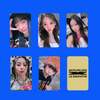 LESSERAFIM IAMFEARLESS PhotoCards Pusan การ์ดโชคดี2.0บัตรประชุมแฟนคลับ Sakura Eunchae Chaewon Kazuha Yunjin การ์ดรูปถ่าย5ชุดต่อชุด