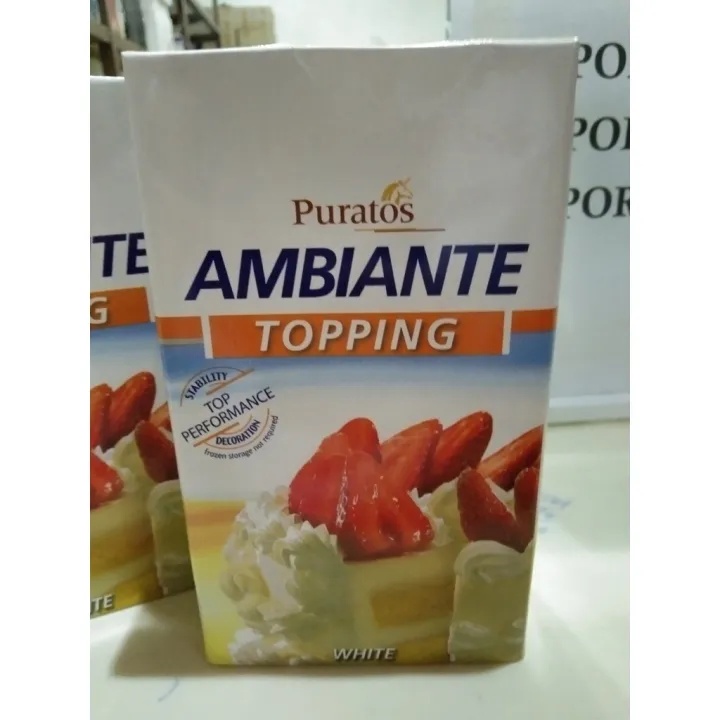 Ambiante Puratos Whipping Cream 1liter Lazada PH