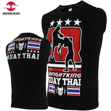 Muay Thai Full Contact Mens Martial Arts Vest MMA Kick Boxing Training Tank  Top