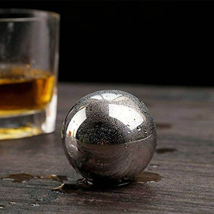 ATLANTIS Home Stainless Steel Wine Reusable Champagne Cooling Stone Ice