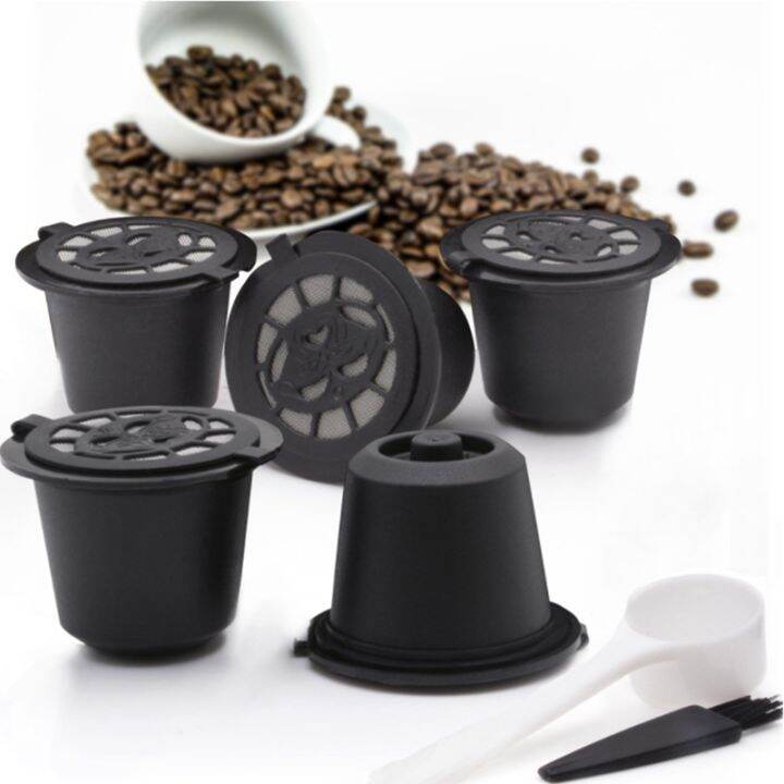 10-pcs-reusable-refillable-coffee-capsule-filters-for-nespresso-with-spoon-brush-kitchen-accessories-coffee-filter