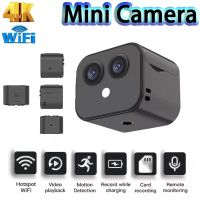 Mini WiFi IP Camera HD 4K Wireless Security Surveillance Micro Dual Cam Night Photo Smart Home Sports Monitor Built-in Battery in stock