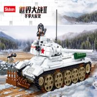 [COD] Luban building tank War II German hunter Katyusha rocket launcher puzzle assembly model