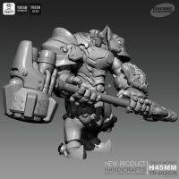 45MM Resin Kits Juchui adamantyl white mold resin soldiers were model self-assembled TD-202036