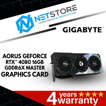 GIGABYTE AORUS GeForce RTX 4080 MASTER 16G Video Card GV-N4080AORUS M-16GD  